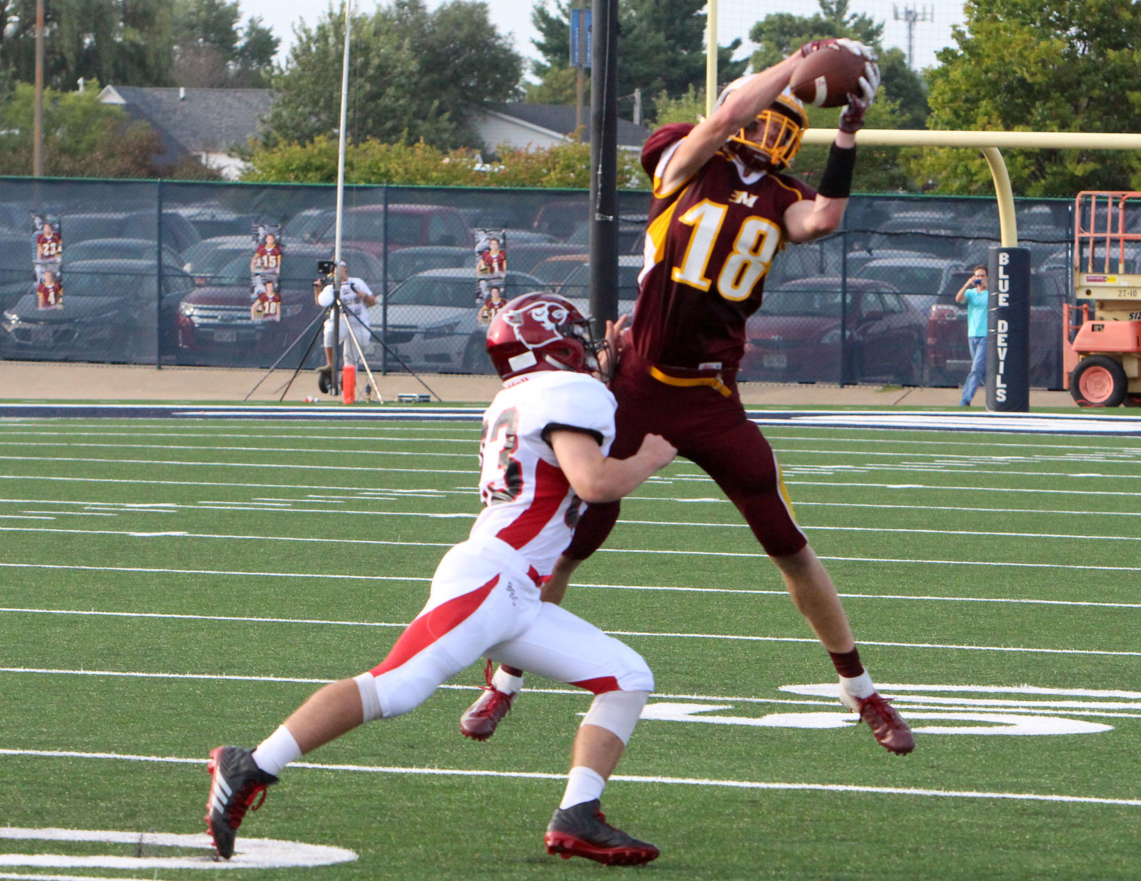 Chi-Hi football at Menomonie 8-31-18
